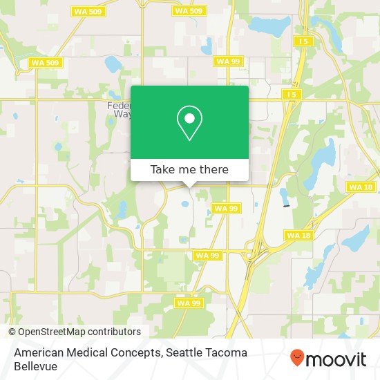 Mapa de American Medical Concepts