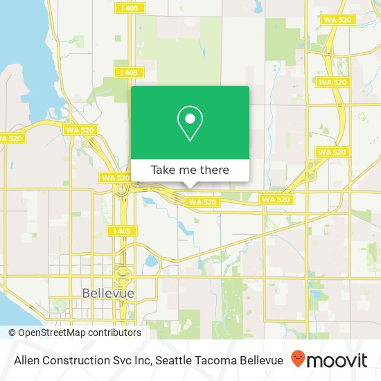 Allen Construction Svc Inc map