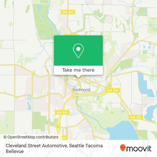 Cleveland Street Automotive map