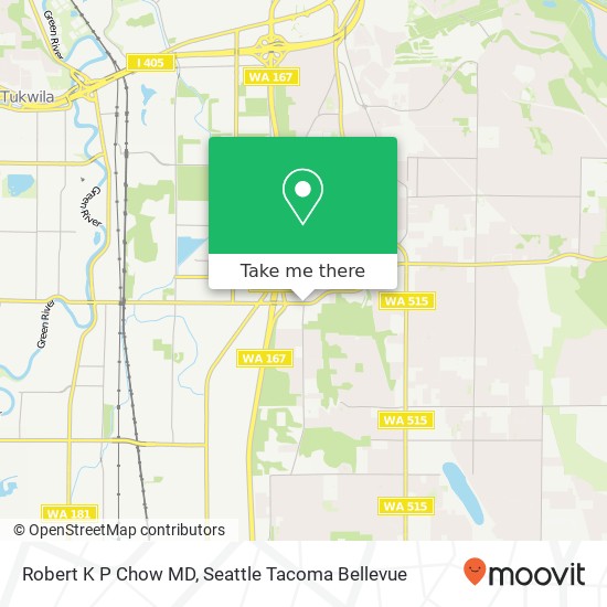 Robert K P Chow MD map