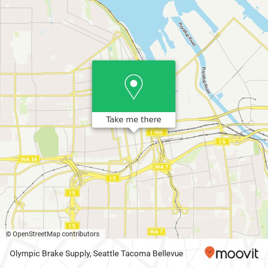 Olympic Brake Supply map