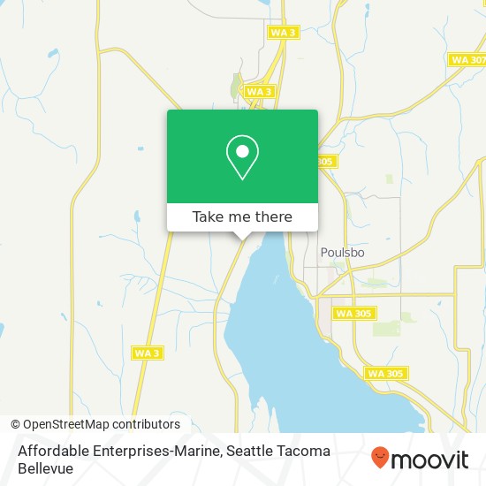 Mapa de Affordable Enterprises-Marine