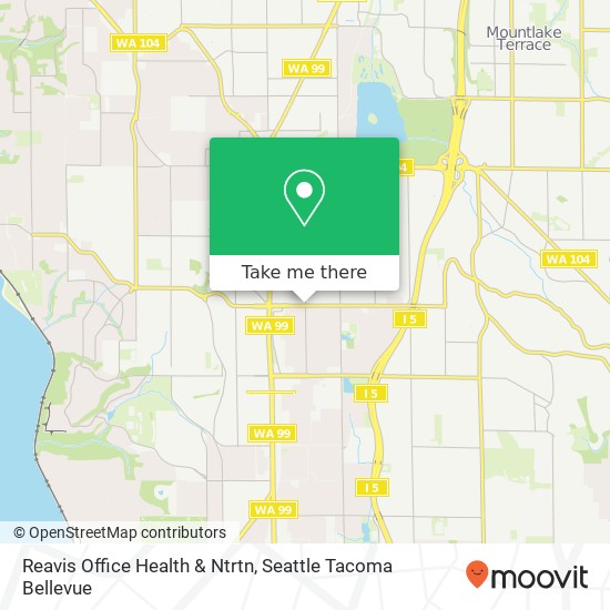 Reavis Office Health & Ntrtn map