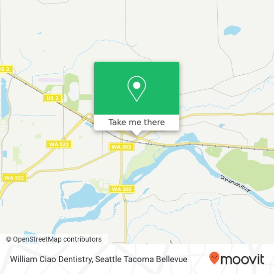 William Ciao Dentistry map