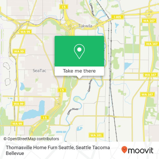 Thomasville Home Furn Seattle map