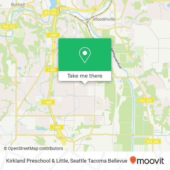 Mapa de Kirkland Preschool & Little