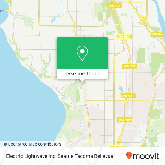 Electric Lightwave Inc map