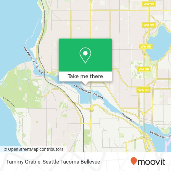 Tammy Grable map