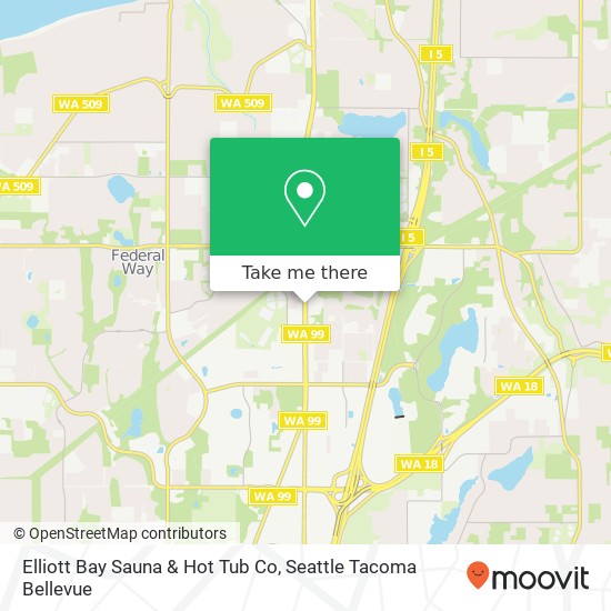 Mapa de Elliott Bay Sauna & Hot Tub Co