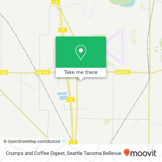 Mapa de Crumps and Coffee Digest