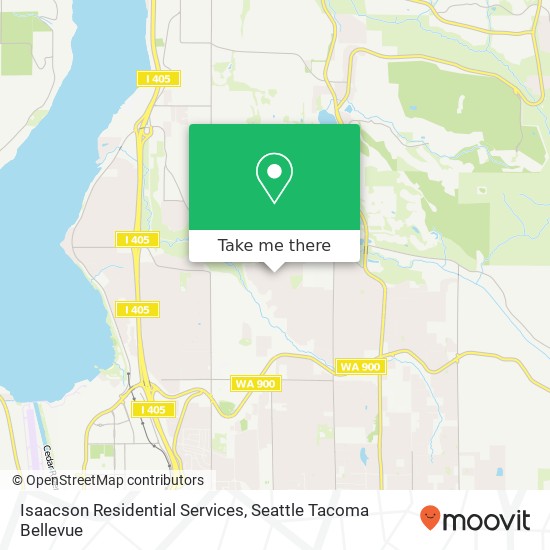 Isaacson Residential Services map