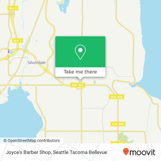 Mapa de Joyce's Barber Shop