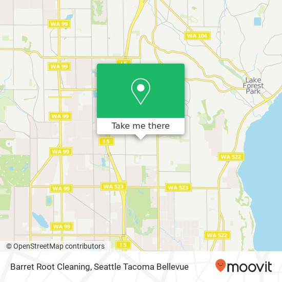 Barret Root Cleaning map