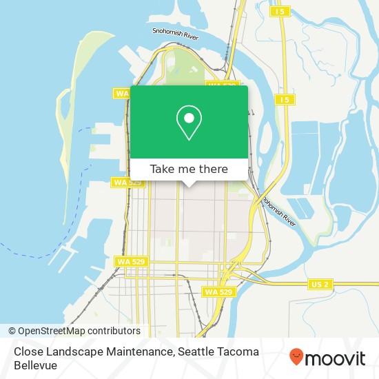 Close Landscape Maintenance map