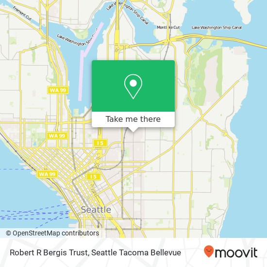 Robert R Bergis Trust map