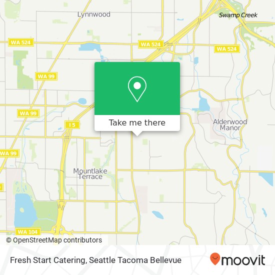 Fresh Start Catering map