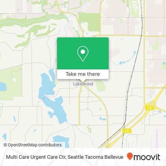 Multi Care Urgent Care Ctr map