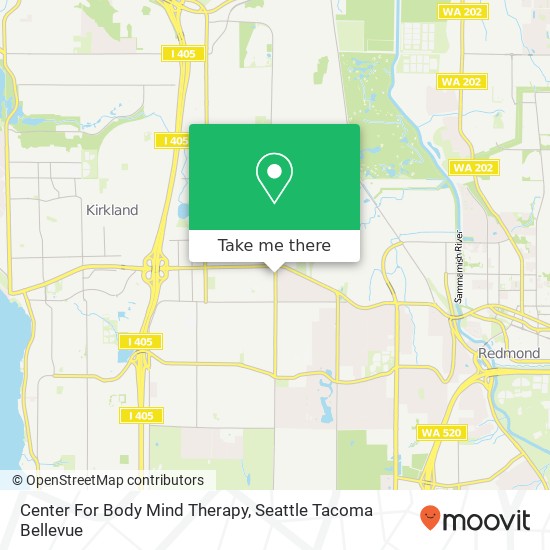 Mapa de Center For Body Mind Therapy