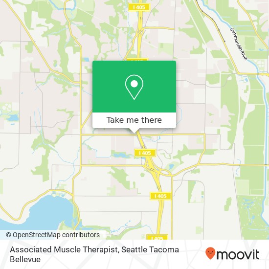 Mapa de Associated Muscle Therapist
