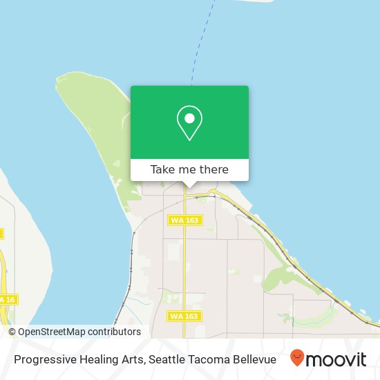 Progressive Healing Arts map
