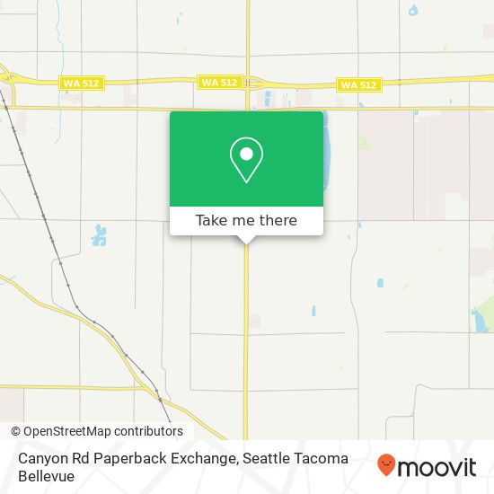 Canyon Rd Paperback Exchange map