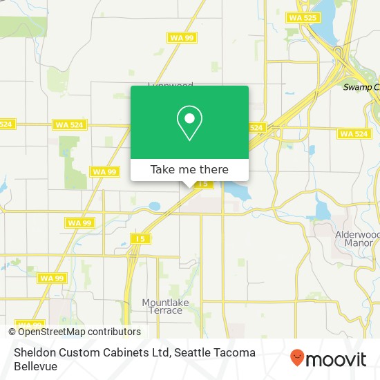 Sheldon Custom Cabinets Ltd map