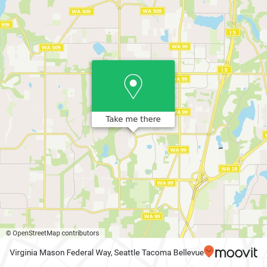 Mapa de Virginia Mason Federal Way