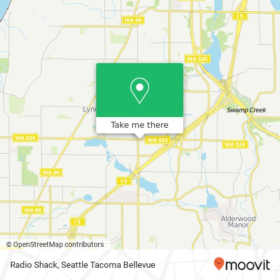 Radio Shack map