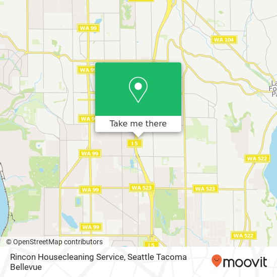 Rincon Housecleaning Service map