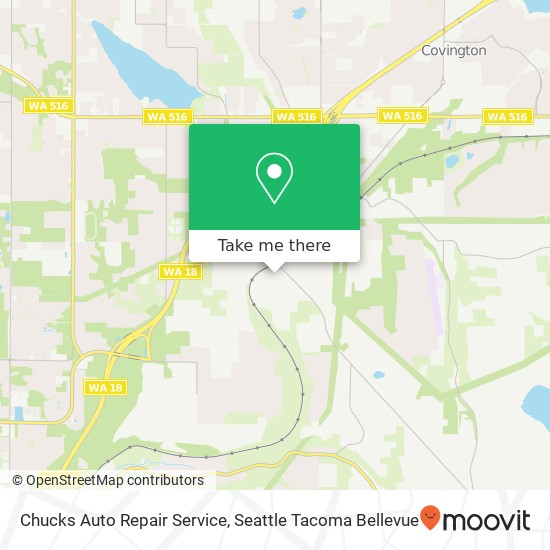 Mapa de Chucks Auto Repair Service