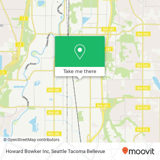 Howard Bowker Inc map