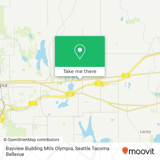 Bayview Building Mtls Olympia map