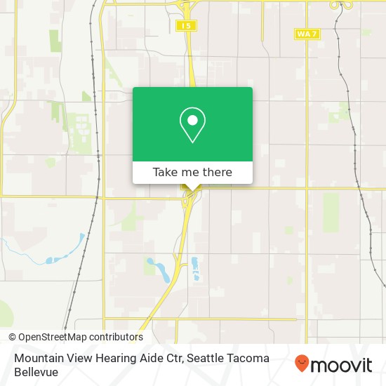 Mapa de Mountain View Hearing Aide Ctr