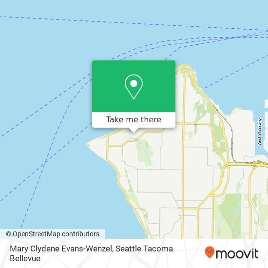 Mary Clydene Evans-Wenzel map