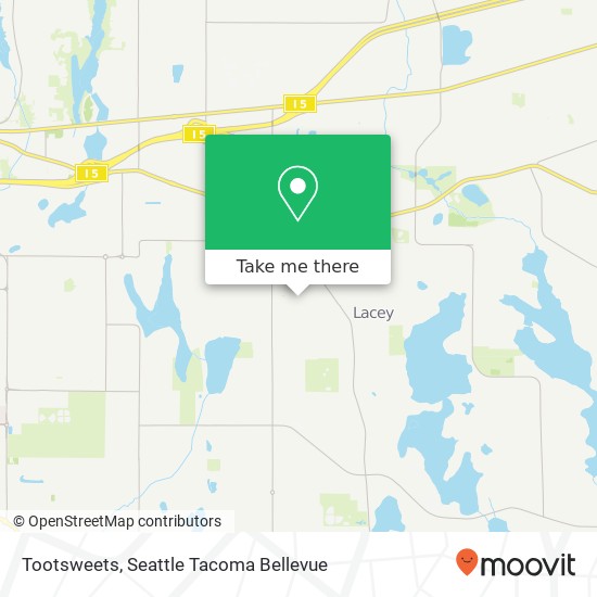 Tootsweets map
