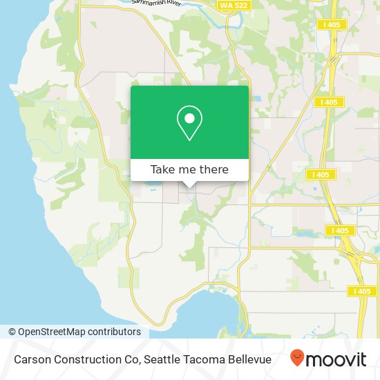 Mapa de Carson Construction Co