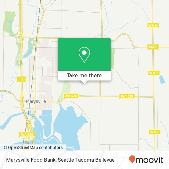 Marysville Food Bank map