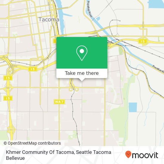 Mapa de Khmer Community Of Tacoma