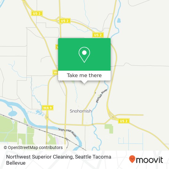 Northwest Superior Cleaning map