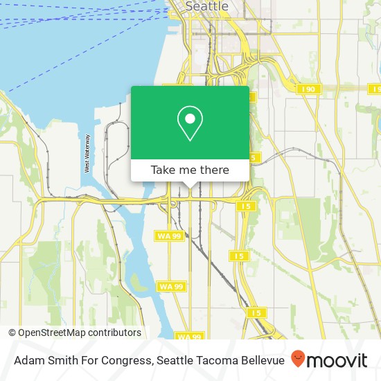 Adam Smith For Congress map