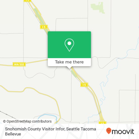 Mapa de Snohomish County Visitor Infor