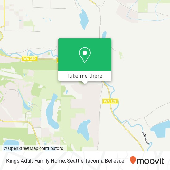 Mapa de Kings Adult Family Home