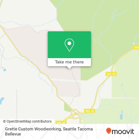 Mapa de Grette Custom Woodworking