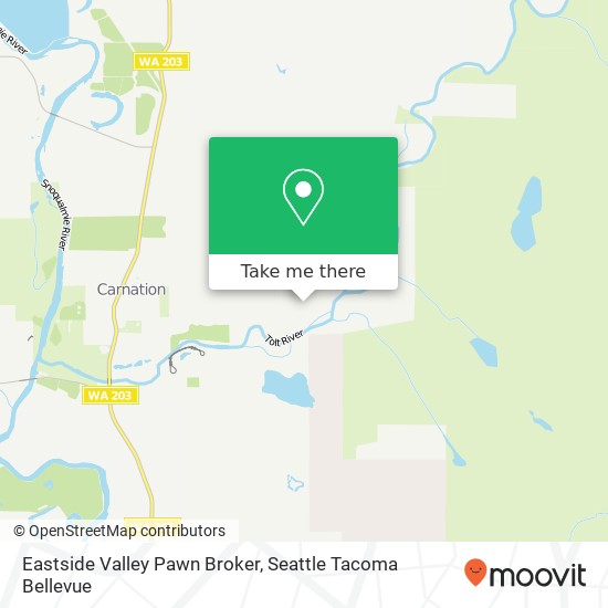 Mapa de Eastside Valley Pawn Broker