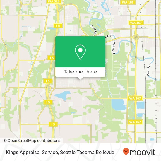 Kings Appraisal Service map