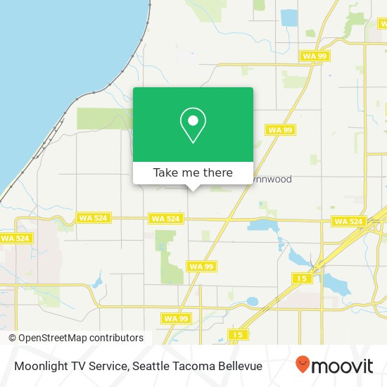 Mapa de Moonlight TV Service