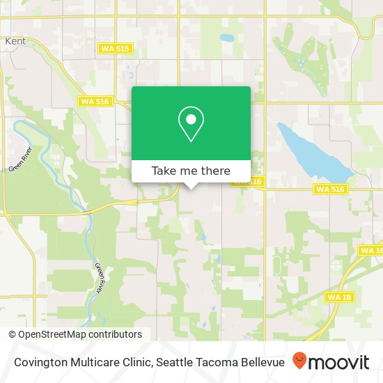 Covington Multicare Clinic map