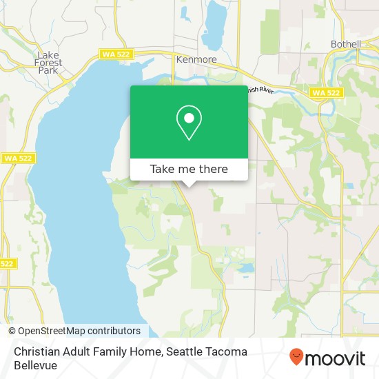 Christian Adult Family Home map