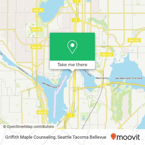 Griffith Maple Counseling map