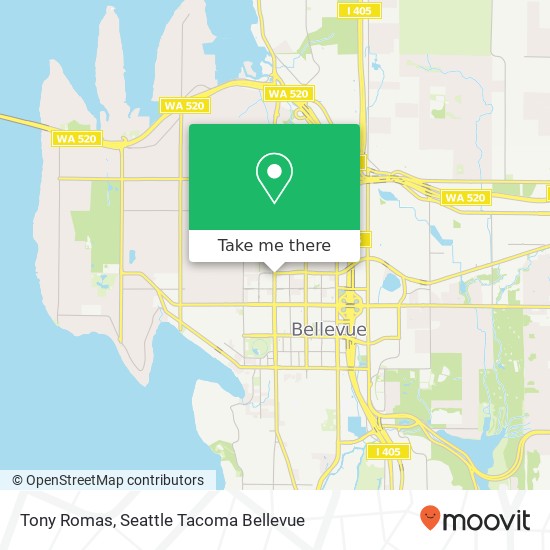 Tony Romas map